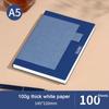 (Logo Can Be Engraved) A5 Thickened Student Subject Notebook, Soft Cover Notepad, Diary, Meeting Minutes, Travel Log