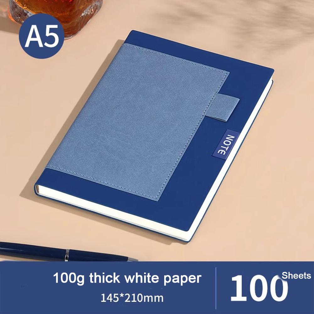 (Logo Can Be Engraved) A5 Thickened Student Subject Notebook, Soft Cover Notepad, Diary, Meeting Minutes, Travel Log