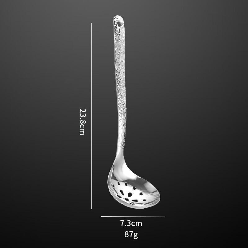 ZISIZ Hammered 304 Stainless Steel Kitchen Utensils