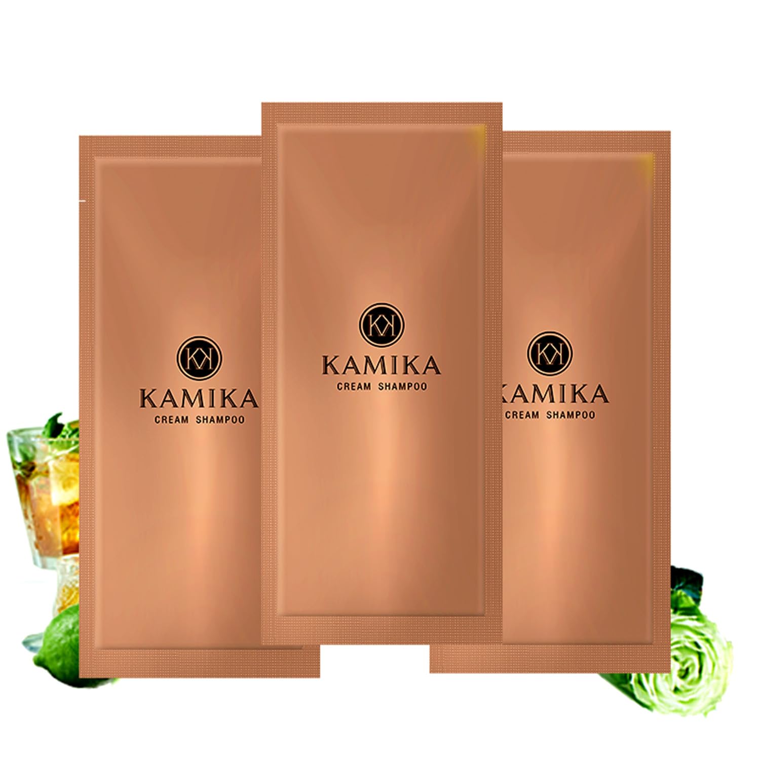

KAMIKA Cream Shampoo [Trial Travel Damage Repair Moisturizing Aging Care] Trial Pouch 25g 3 Days (Summer Scent Tea Floral Scent (3 Uses))