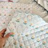 0.5m/1m Pure Cotton Korean Rabbit Print Quilted Cotton Fabric for Sewing Vests Pet Clothes Cotton Coats Handmade DIY Fabrics