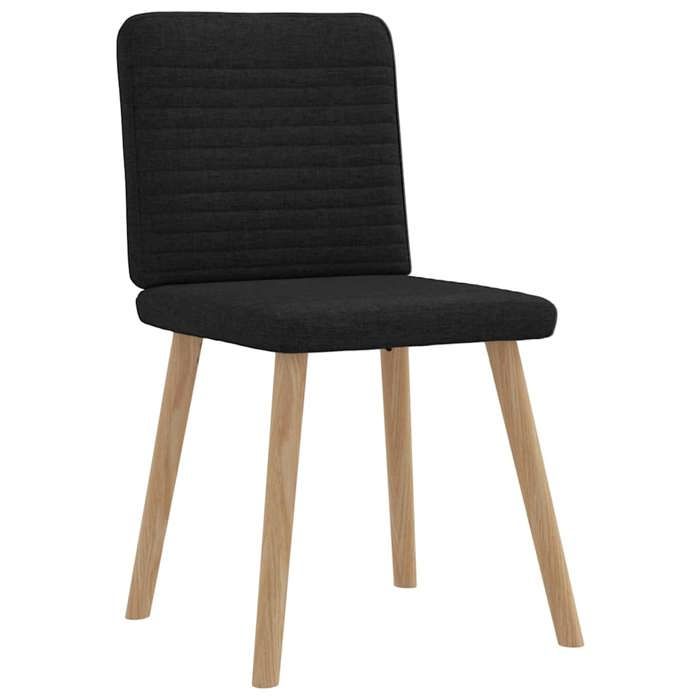 VidaXL Chaises à manger lot de 6 noir tissu 3315516