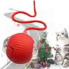 Brinquedos de Bola Home Run para Gatos Bola Automática que Rola Cauda Falsa Interativa Recarregável SmartPet Treinamento Elétrico para Cães Imitar Rato