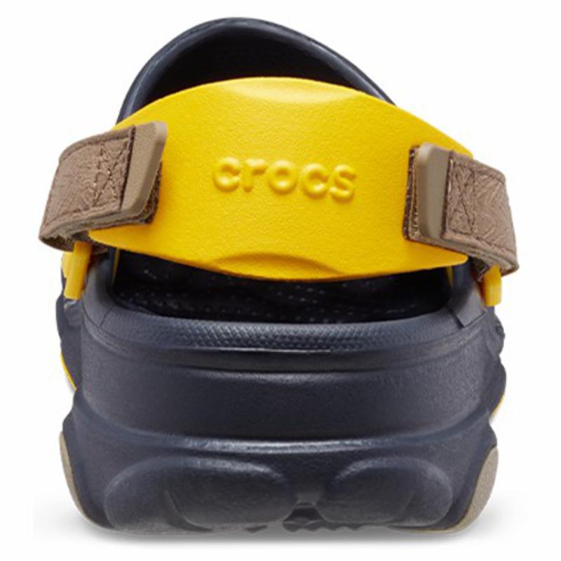 Crocs Beach Clog Sports Sandals Unisex Dark Blue Clog 'Navy Yellow'