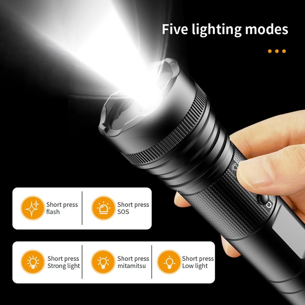 1080P Sports Camera Motorcycle Helmet Camera Bike Camera with Flashlight 5 Light Modes 120 degrees  Wide Angle Lens