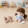 1pair Cute Outfit Doll Leather Shoes Boots Black Brown Dolls Uniform Shoes Bjd Doll Shoe  For Penny