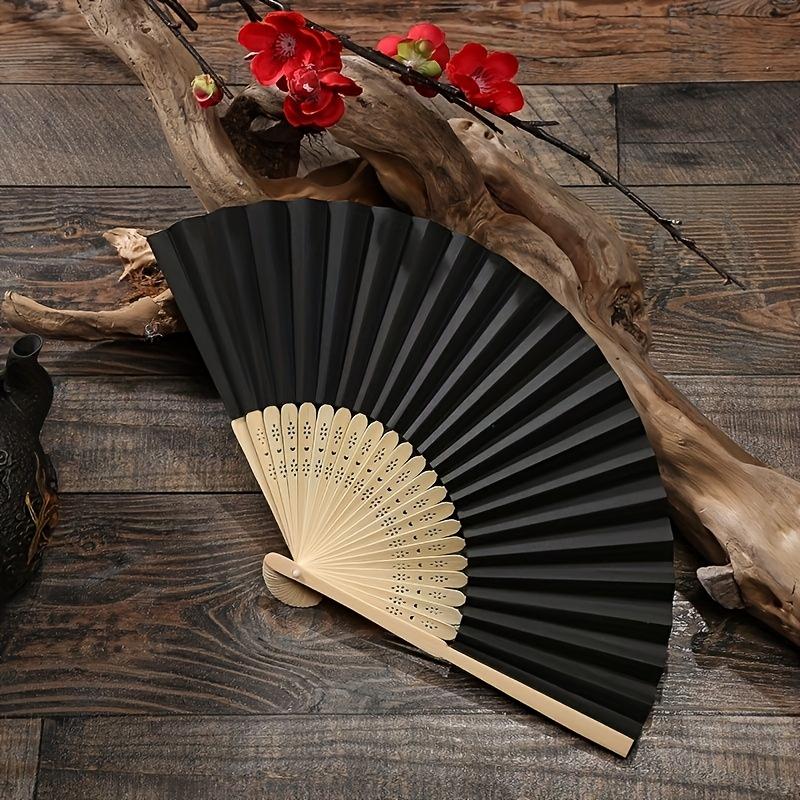 1pc Portable Bamboo Hand Fan with Foldable Design, Hollow Wooden Construction, Ideal for DIY Summer Accessories and Crafts, Foldable Fan|Elegant