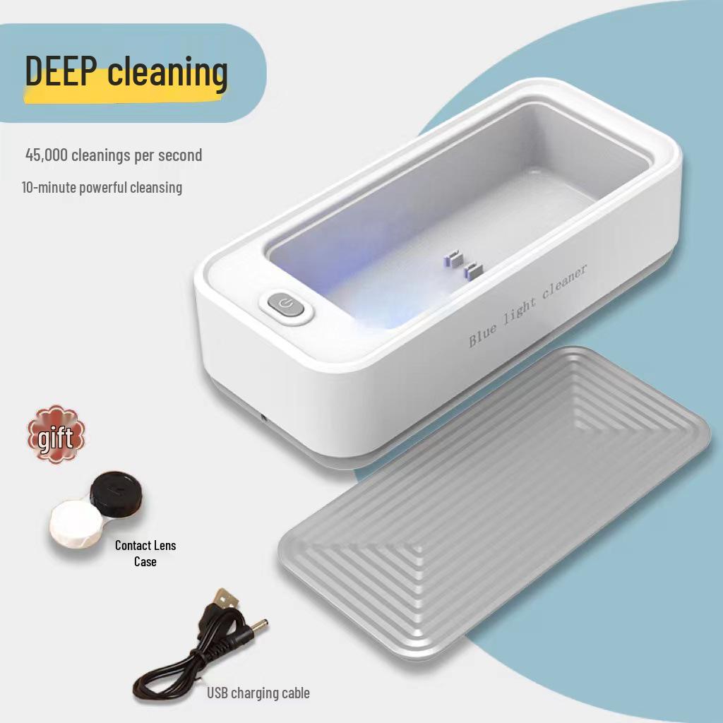 Ultrasonic Cleaner for Blue Light Glasses, Retainers, Razors, and Contact Lenses