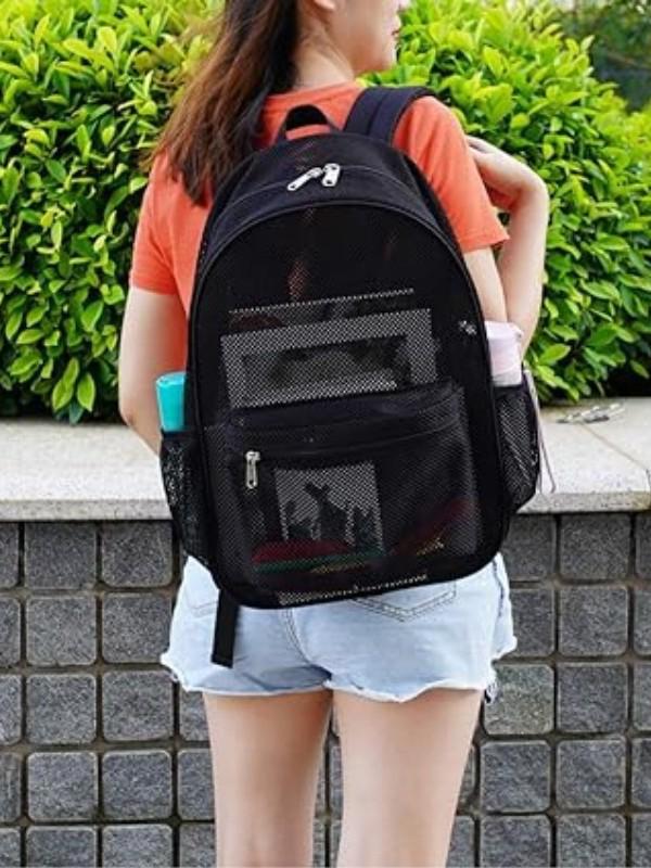 Heavy-Duty Mesh Backpack for Commuting, Swimming, Travel, and Outdoor Sports