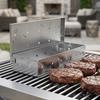 Silver Grill Accessory Rectangular Pellet Smoke Box Smoker Tube Barbecue Accessory  Charcoal Grill