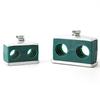 1 stuks Lichte Serie 2 Pijpgaten Hydraulische Pijpklem 6-32 mm Diameter Pijp Vastgeschroefde Plastic Clips Olie Water Gas Pijp Bevestigingsdeel