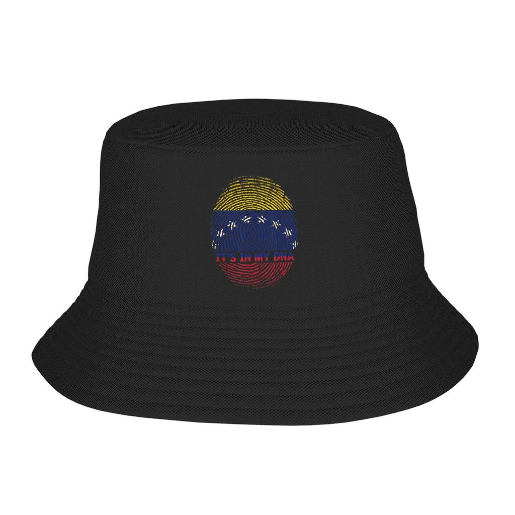 Venezuela Coat Of Arms Bucket Hat Unisex Travel Venezuelan Sun Hats Fashion Packable For Outdoor Sport Fishing Hats Dropshipping
