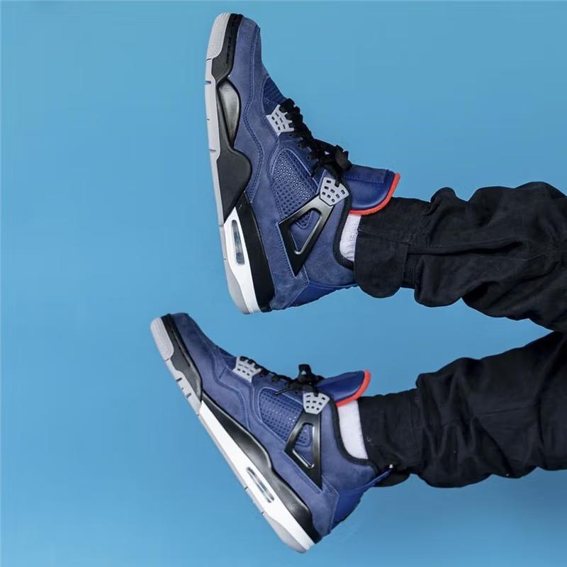 Jordan 4 Retro 'Winterized Loyal Blue' GS CQ9745-401