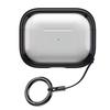 Removable Stand Latch Earphone Case for Airpods 4 3 1 Pro2 Wireless Charging Anti-Drop Lock Protector Hard PC Transparent Cover