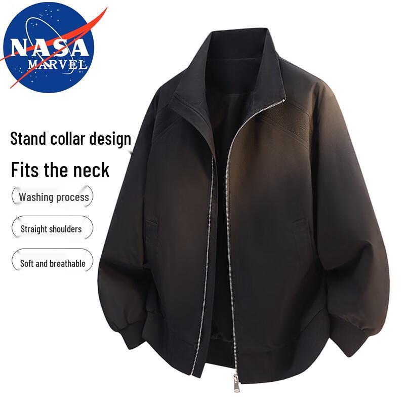 NASA MARVEL Men s Stand Collar Casual Jacket M