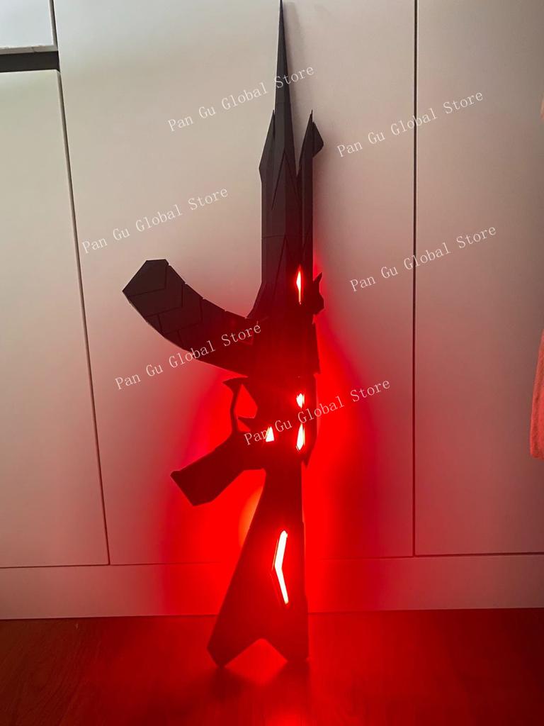 Valorant Customized Gun Alien Overlord Madman AK Cosplay Game Peripherals Luminous Model Props Party Supplies Collectible Toy