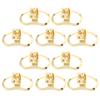 Set of 10 Earring Backs Replacement Earring Plugs Ear Jewelry Part Ear Jewelry Backs Suitable for Earrings Lover