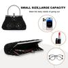 Women Embroidered Beaded Sequin Evening Handbag Vintage Shoulder Bag Purse for Wedding Bridal Prom Party Elegant Top Handle Bag