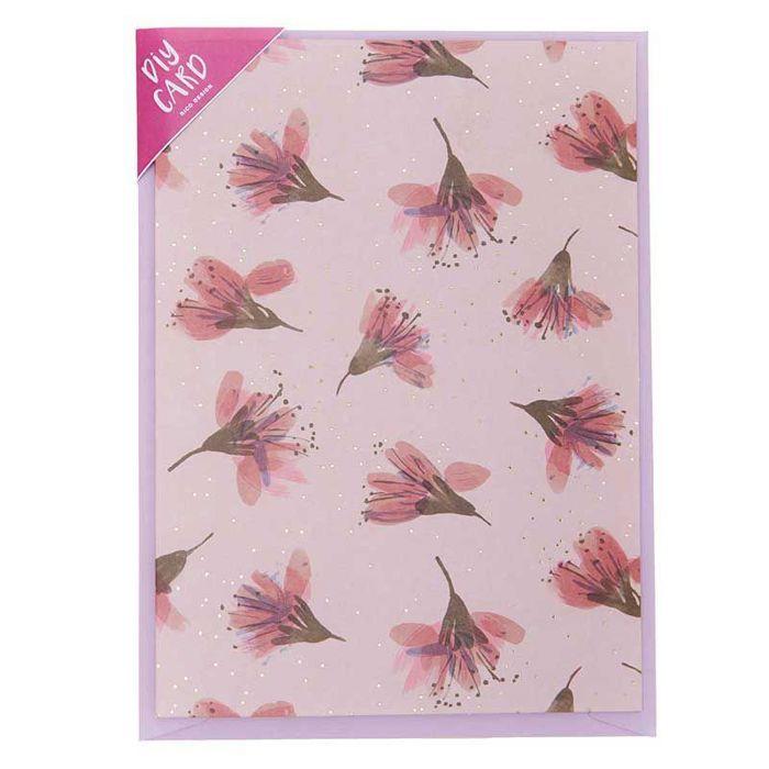 DIY Personnaliser sa carte florale - Fleurs de cerisier