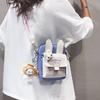 Cute Canvas Bag Female Personality Cartoon Student One-shoulder Cloth Bag Trendy Ins Versatile Crossbody Bag