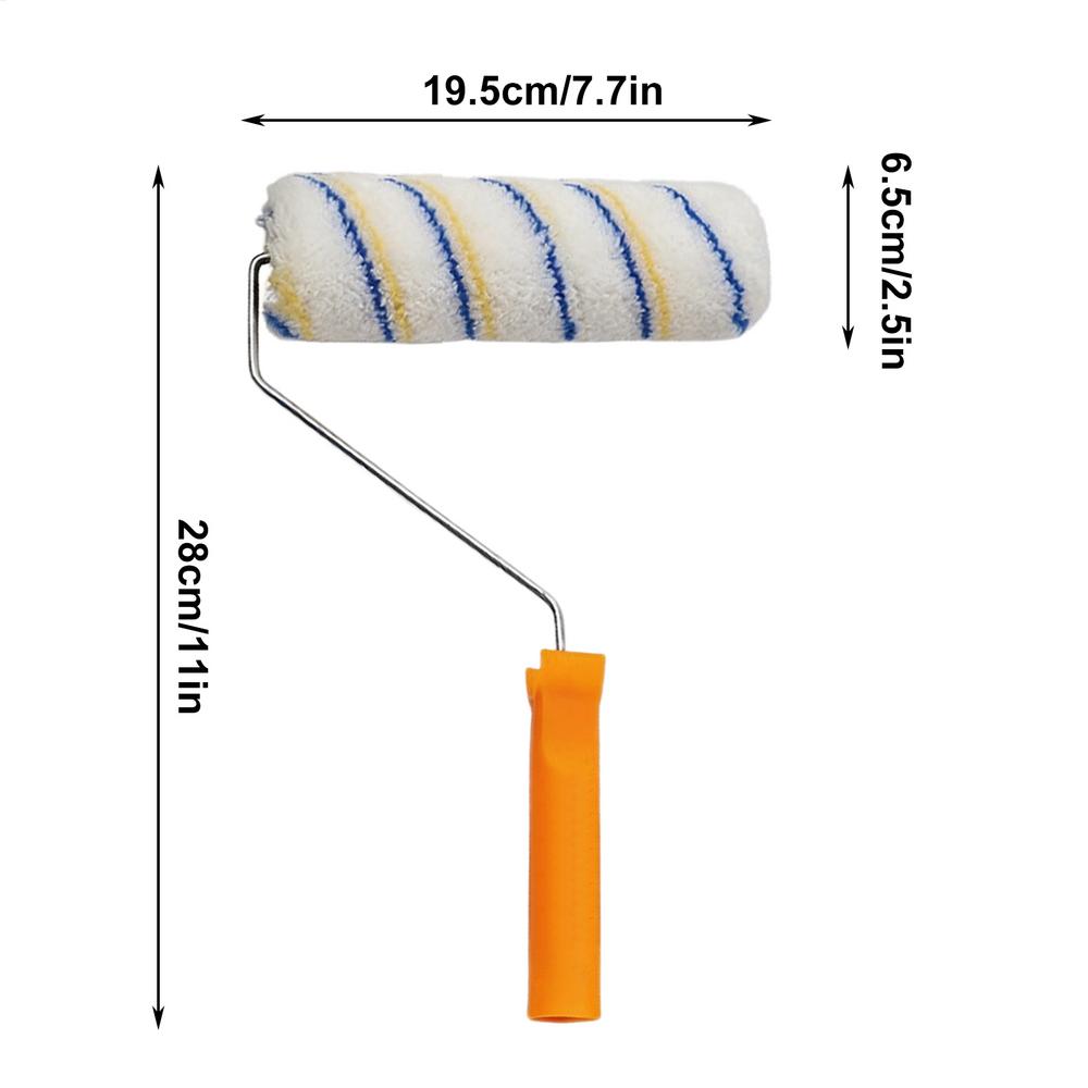 Paint Roller Brush House Renovation Tool Wall Painting Roller for Interior & Exterior, Cabinets Doors Fences Decks Crafts