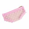 Mesh Briefs Shape Cosmetic Bag Korean Style Decorative Mesh Toiletry Bag with Zipper Jewelry Organizer Travel Storage Bag