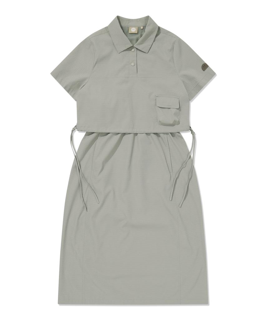 Bbc Earth Women'S Layered Cool Seaker Dress Light Khaki