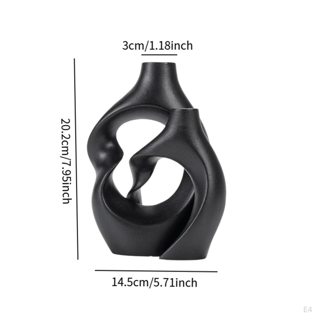 Ceramic Flower Vase Floral Arrangement Gift Desk Decorative Bouquet Planter Organizer for