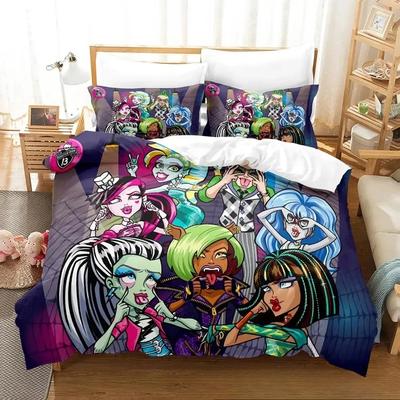 3D Druck Personelity Monster Cartoon Hoch Bettwäsche Set Jungen Mädchen Einzelbett Queen King Größe Bettbezug Kissenbezug Bett Jungen Erwachsene