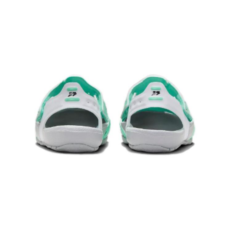 New Jordan Flare Jordan Anti-Slip Wear-Resistant Low-Top Toddler Shoes Gray Green Infant And Toddler CI7850-302