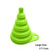 1pcs Mini Foldable Funnel Silicone Funnels Be Hung Household Liquid Dispensing Kitchen Tools