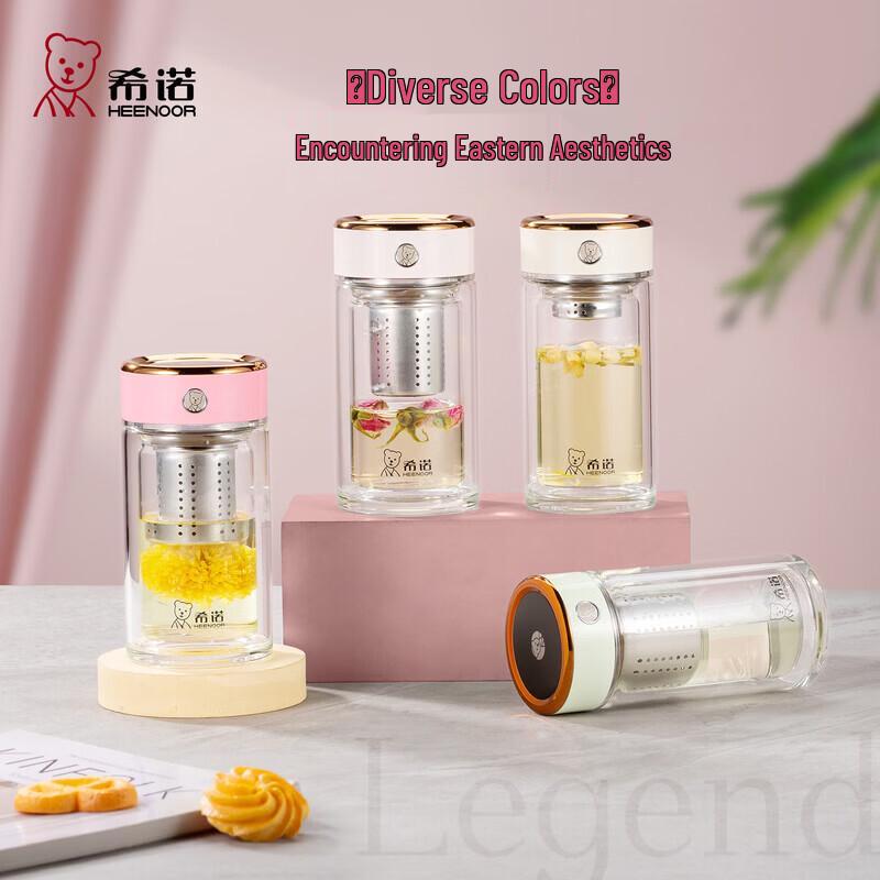 Xinuo Legend Series Double-Layer Antibacterial Glass Cup