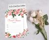 Inkdotpot 30 Bridal Shower InvitationsA  FloralA  Wedding Fill-In Style Invites Blank