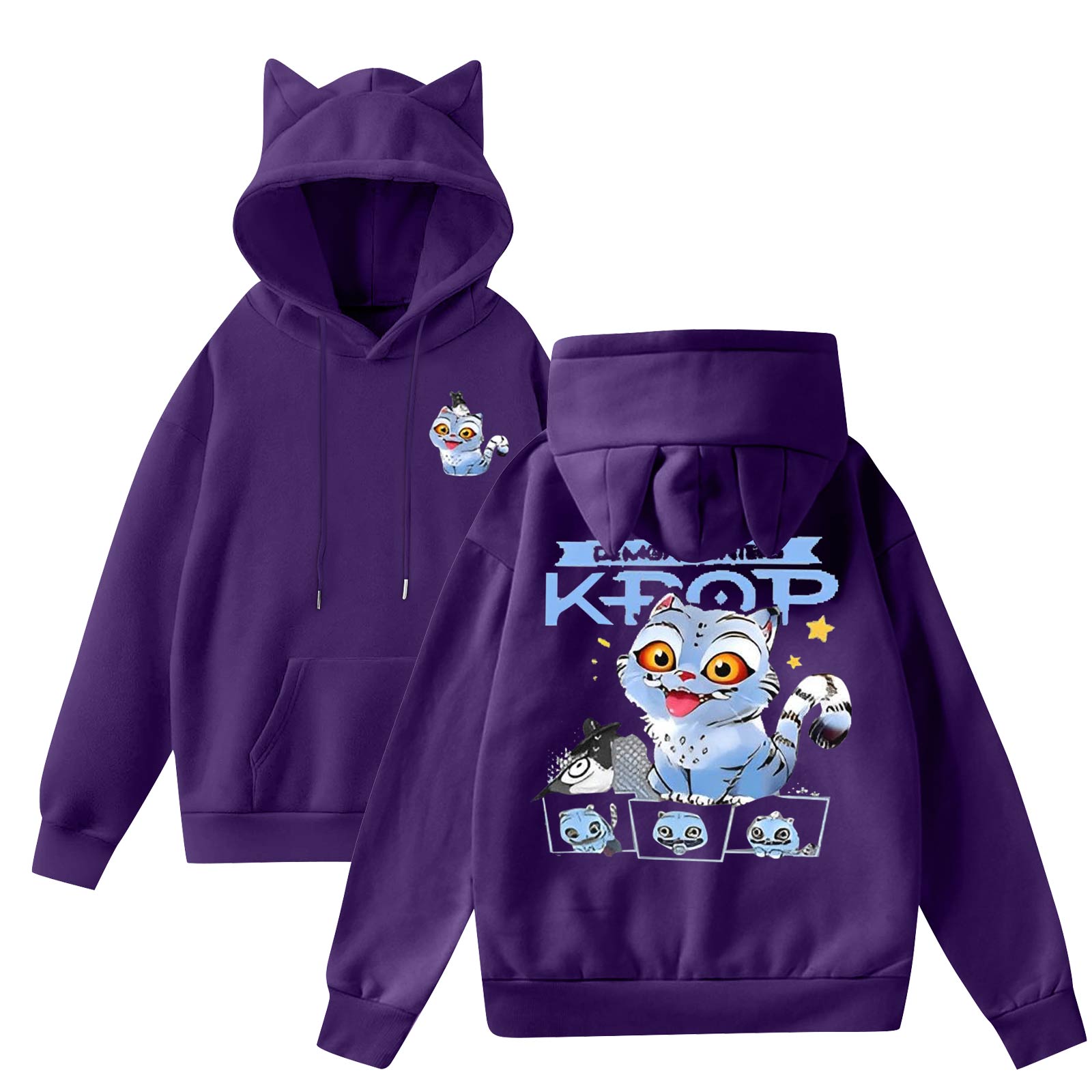 

Женская мода повседневная толстовка с капюшоном с длинным рукавом и круглым вырезом с карманами S