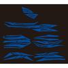 Motorfiets koplamp kuip stickers stickers emblemen voor KYMCO AK550