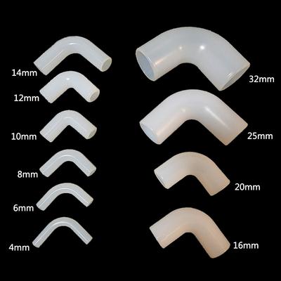 Aquarium Soft Silicone Elbow Flexible Joint Hard Tube Connector Right Angle Rubber Coupling Pipe Fish Tank Irrigation Garden New