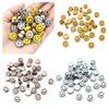 Home Party Supplies Loose Beads Acrylic Smiley Beads 10pcs DIY Jewelry Accessories Peandants DIY Bracelet Jewelry Making Oval Hole