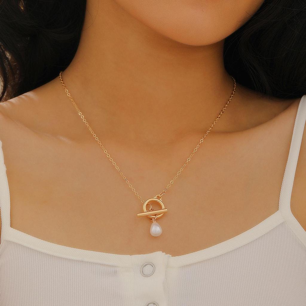 Baroque Pearl Jewelry Set: Necklace, Earrings, Ring, Bracelet, Choker for Women