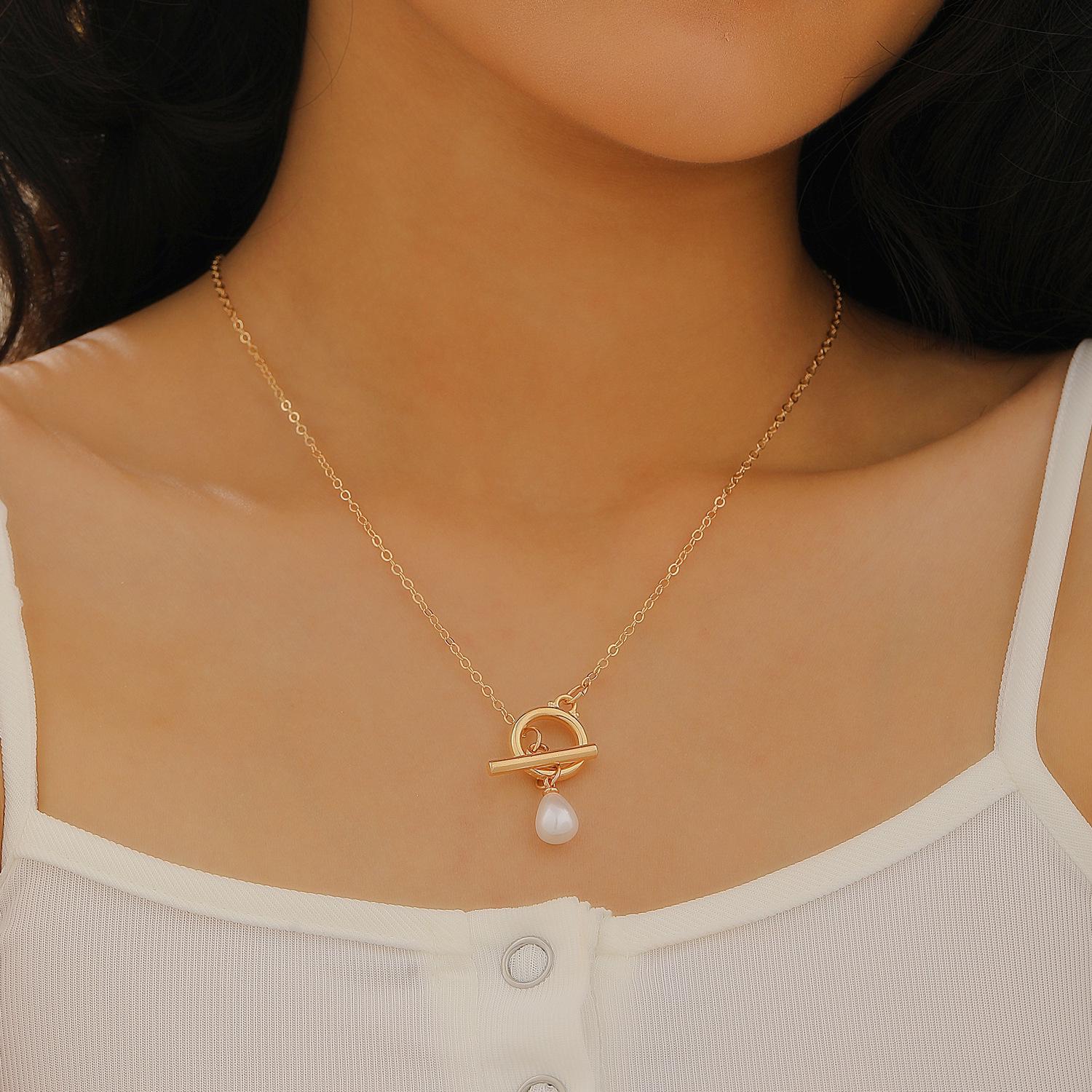 

Набор украшений из барочного жемчуга: Ожерелье, Серьги, Кольцо, Браслет, Чокер для Женщин