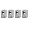 Nickel Coated Carbon Steel Sliding T Slot Nut for Aluminum Profile Accessories (EU20 M5)