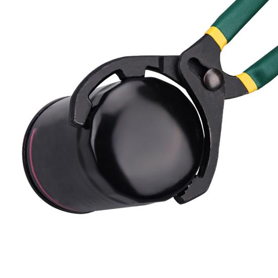 Univerzální klíč na olejový filtr 10 palců/12 palců, vroubkované čelisti, vysoký točivý moment, dílenské vybavení, kleště na olejový filtr, mechanická údržba