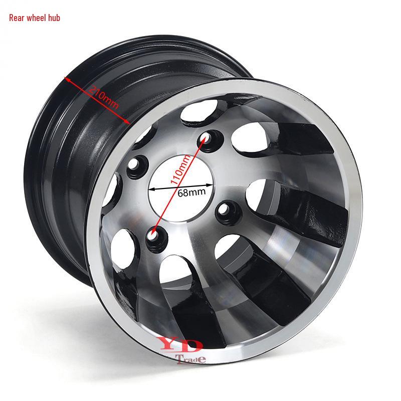 ATV Off-Road Beach Kart with Aluminum Alloy Wheels (10-inch Hub, 22x10-10 & 23x7-10 Inch Rims)