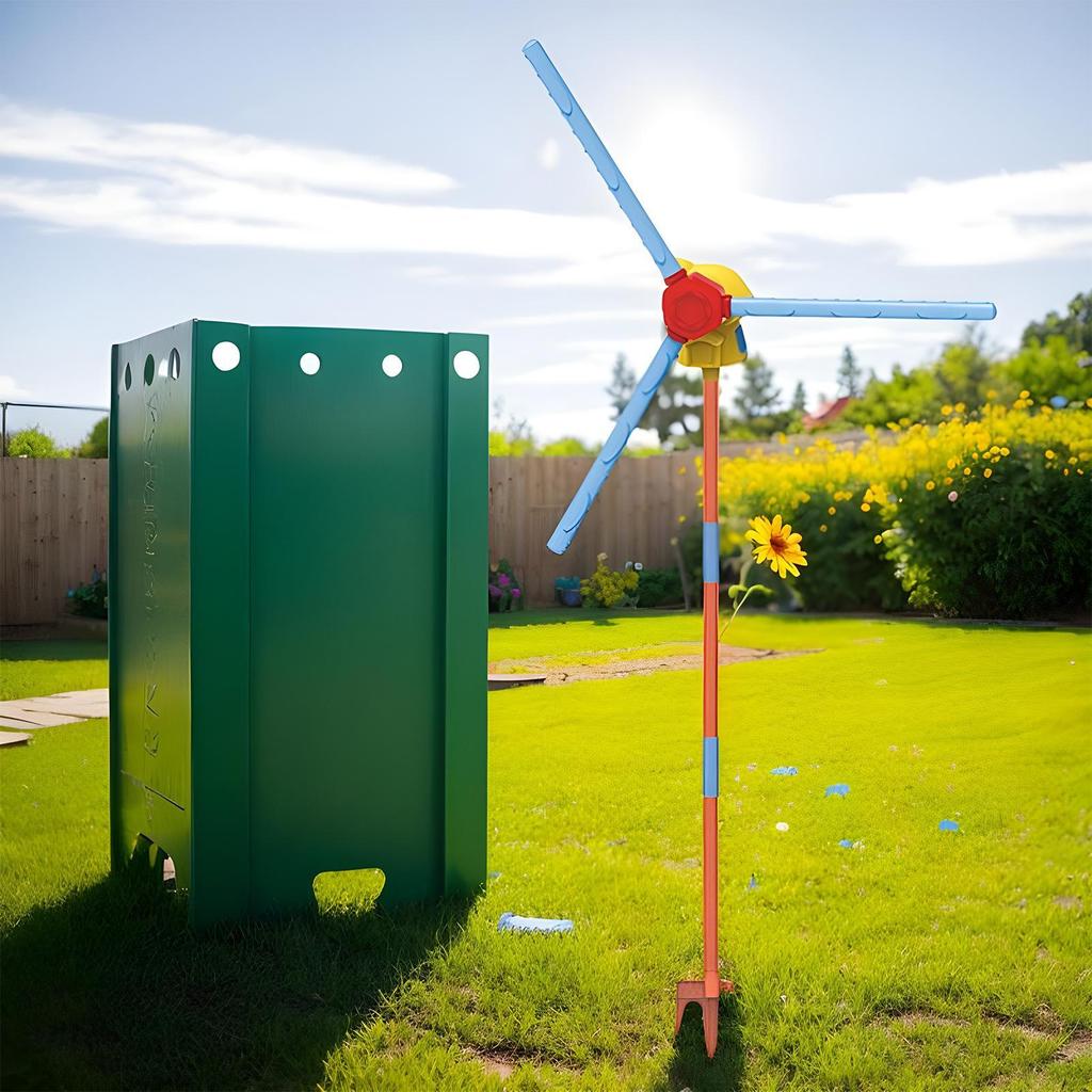 Kinder Windmühle Sprinkler 36 Sprühdüsen Rotierender Sprinkler Multifunktionales Gartenbewässerungswerkzeug Kinder Planschvergnügen Aktivität Für