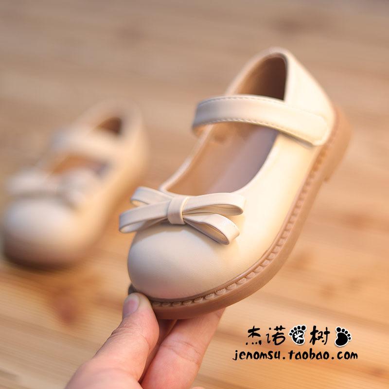 

Child Daily SpringGirl Princess Sweet WindShoeGirl Versatile Campus Student Walking Shoe Girl Slip Party Performance LeatherShoe 26