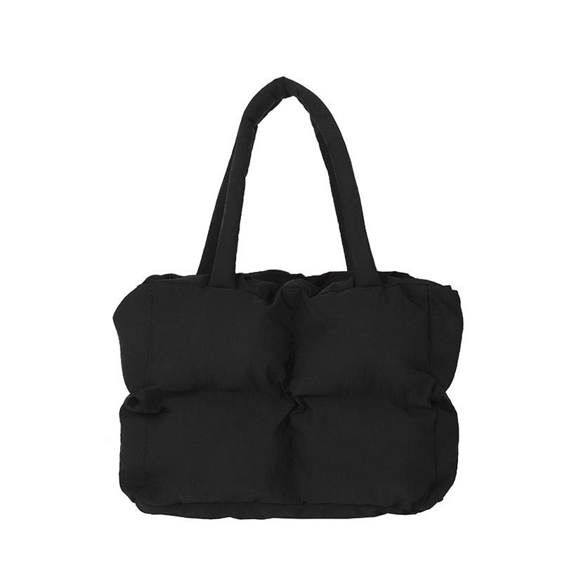 Nylon Large Capacity Tote Bag For Women With Simple Design For Daily Use