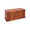 Storage Chest 79 X 34 X 32 Cm Solid Acacia Wood