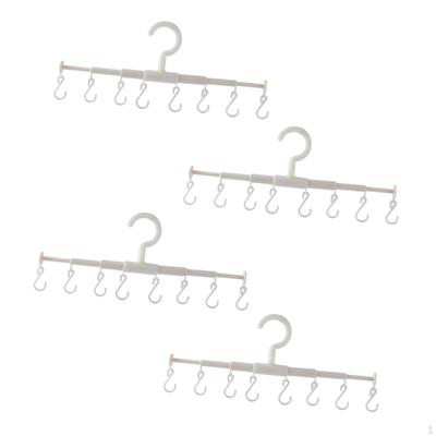 4x Tank Top Hanger Underwear Hanging Rack Multifunctional Space Saving Belt Organizer