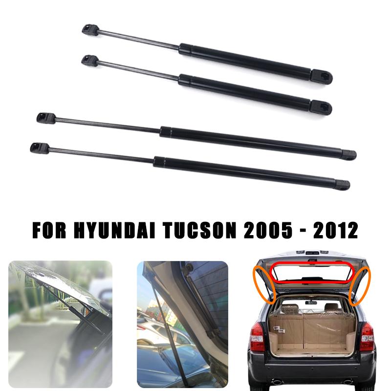 2/4Pc Car Rear Window Glass Gas Spring Shock Lift Strut Struts Support Bar Rod for Hyundai Tucson 2005 2006 2007 2008 2009-2012