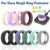 Inel inteligent anti-cădere Carcasă de protecție Protector inel siliconic pentru Oura Ring 5 Accesorii inel inteligent