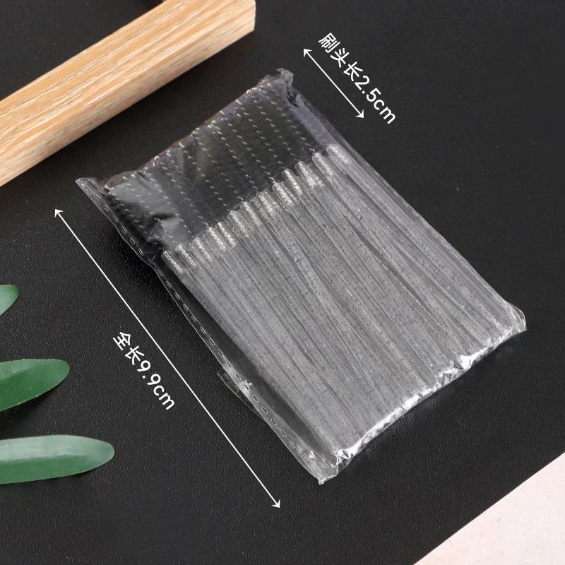 50Pcs Disposable Eyelash Brushes Bendable Crystal Eyebrow Brush Lash Extension Brushes Spoolies Mascara Wand Beauty Makeup Tools
